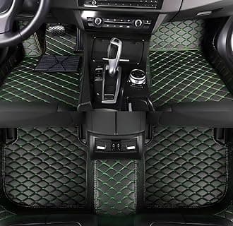 SARAHS Customized car Floor mats -Suitable for 99% of Cars, SUVs, and Trucks - car Pads to Protect Vehicle Interior Floor Accessories (Black Green)