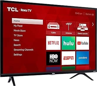 40-inch 1080p Smart LED Roku TV - 40S325, 2019 Model , Black