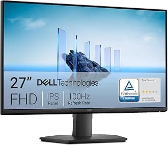 27 Monitor - SE2725HM - 27-inch Full HD (1920x1080) 16:9 100Hz Display, IPS Panel, 16.70 Million Colors, Anti-Glare, 1 HDMI / 1 VGA Port, TÜV Rheinland 3-Star*, Comfortview Plus - Black