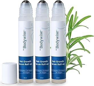 Be Bodywise Rosemary Hair Growth Serum (Roll On) | 3% Redensyl & 2% Anagain | Hair fall control serum for Women & Men | Promotes Hair Growth & Stimulates Hair Follicles | For All Hair Types | 75ml