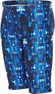 Jammer Swimsuit – Boys' Competitive Swim Shorts, Quick Dry, UPF 50+, Lined, Athletic Fit