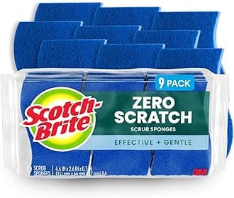 Scotch-Brite Scrub Sponge, Non-scratch, 9-Count by Scotch-Brite
