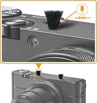 Camera Mic Windscreen Windshield Wind Muff for DJI Osmo Action Camera,Sony RX1 RX10 RX100 Digital Compact Cameras Wind Cover (10 Pack)