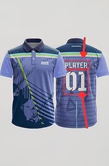Custom Name and Logo Jersey Cricket t-Shirt Short Sleeve Sport t Shirt for menindian Cricket Team Jersey | 2 Year to 5XL