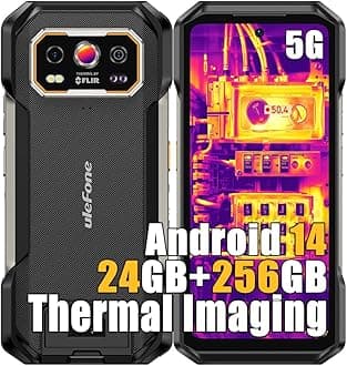 Ulefone Armor 27T PRO 5G Rugged Smartphone, MediaTek Dimensity 6300, 24GB+256GB Android 14, 64MP+50MP, 6.78" FHD+, 10600mAh Wireless Charge, Dual 4G, NFC GPS OTG