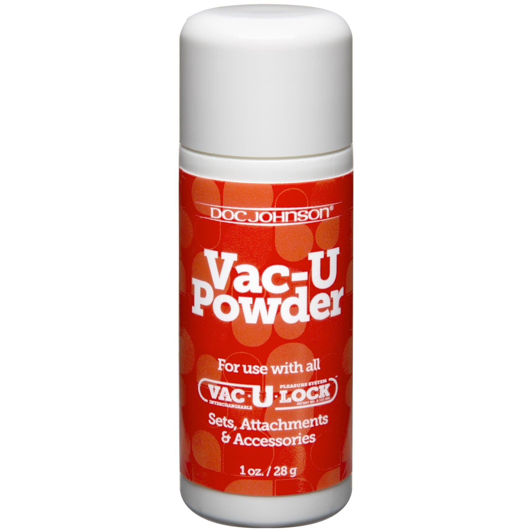 Doc Johnson Vac-U-Lock Powder, White, 100 g