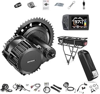 BAFANG BBS-HD 1000W Mid Drive Motor Kit - 48V/52V CAN-Bus Ebike Conversion Kit for 68-73/100/120mm Bikes Compatible with Mountain/Road Bikes LCD Display and Battery Options