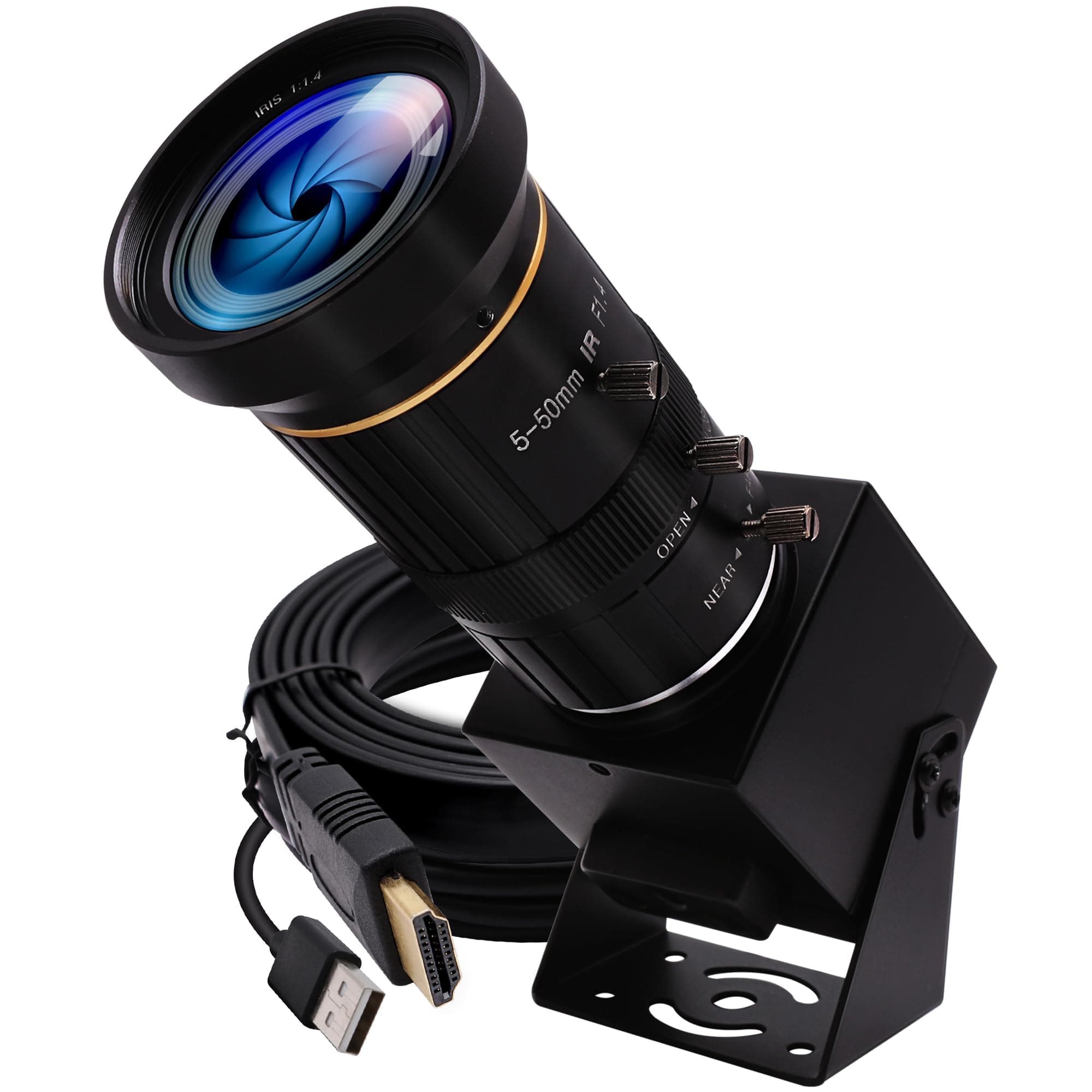 IFWATER HDMI 4K USB Camera for Live Streaming 10X Variable Focus PC Webcam US...