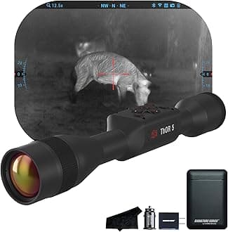 ATN Thor 5 640 Smart HD Thermal Scope with 640x480, 12 Micron Sensor | Magnification, Full HD Video Recording, Smooth Zoom | Exclusive Signature Series Kit