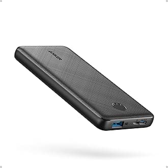 Power Bank(PowerCore 10K), Compact Travel-Ready 10,000mAh Battery Pack with PowerIQ Charging Technology, 5V/3A High-Speed Charging for iPhone, iPad,and More (2, Black)