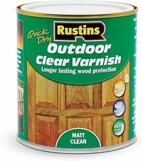 Quick Dry Outdoor Clear Varnish 500ml Matt