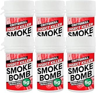 CritterKill 5g Smoke Bomb Fogger For Fleas, Bedbugs, Moths and All Insects | Professional Strength (6)