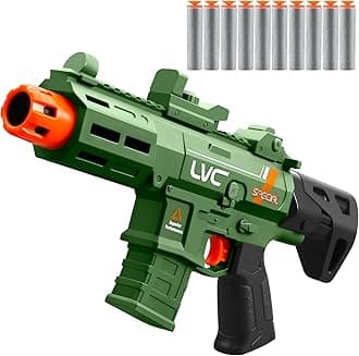 Soft Bullet Toy Gun Pistol Toys Cheap Cool Stuff Realistic Hand Guns Stress Shot Dart Fake Prop Outdoor Shooting Game for Adults Under 10 Dollar Gifts for Age 14 Years Old (Green)
