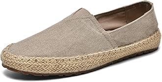 Men's Fashion Casual Cloth Shoes Canvas Slip-on Loafers Espadrille Leisure Walking Sneakers Moccasins Boat Shoes