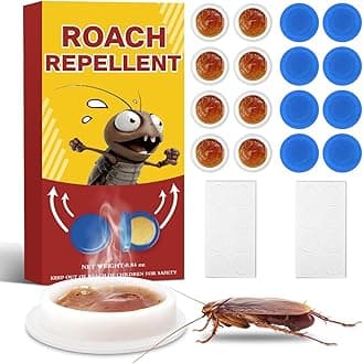 Professional Strength Cockroach Gel Bait, 16 Pack Effective Roach Consume Bait Killer for Heavy Infestations, Pet Safe Formula for Control in Cracks Crevices Walls