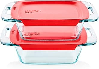 PyrexEasy Grab Baking Dish with lid Food Storage, 8" x 8"