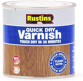 Rustins AVGC250 Vernis à séchage rapide - Clair Satin - 250ml