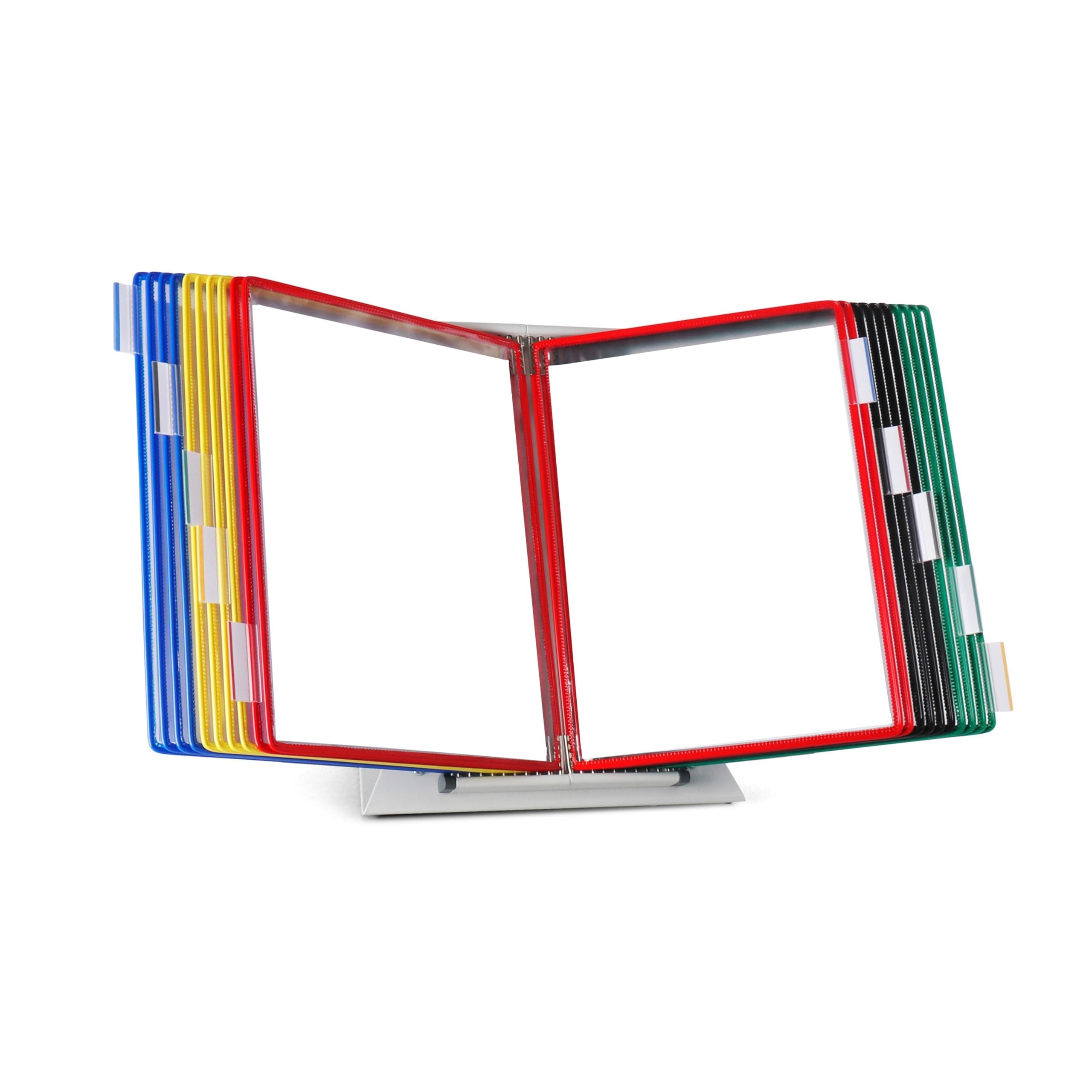 DJOIS by Tarifold - Desktop Reference & Display System - Durable Steel Wire Frames - Letter-Size - Expandable - Made in France 20 Assorted Pockets.