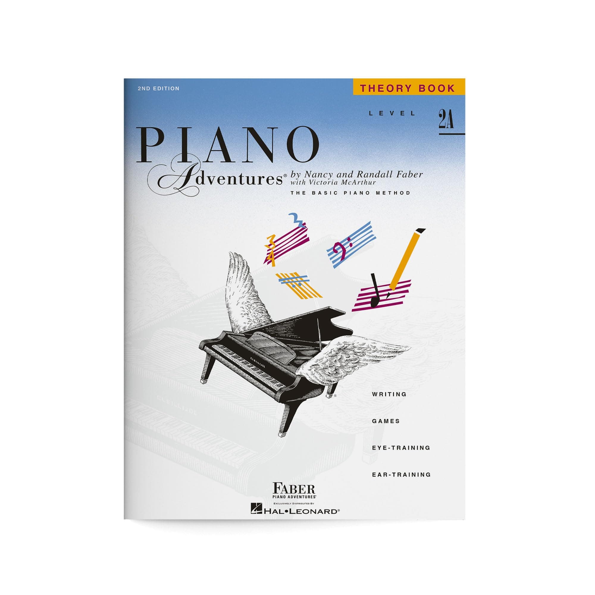 Piano Adventures: Theory Book - Level 2A, 2nd Edition | Piano Method with Music Theory and Composer Biographies | Sheet Music Tor Kids and Adults | Faber Piano Method Music Book