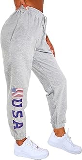 Waitfairy Sweatpants Women - Joggers for Women High Waist Baggy Sweat Pants for Womens Joggers with Pockets