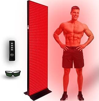 Red Light Therapy Device for Full Body, 630nm, 660nm, 810nm & 850nm, Near Infrared Dual-Chip Clinical Grade LED Panel for Smooth Skin, Weight, Pain and Overall Wellness (1008LED)