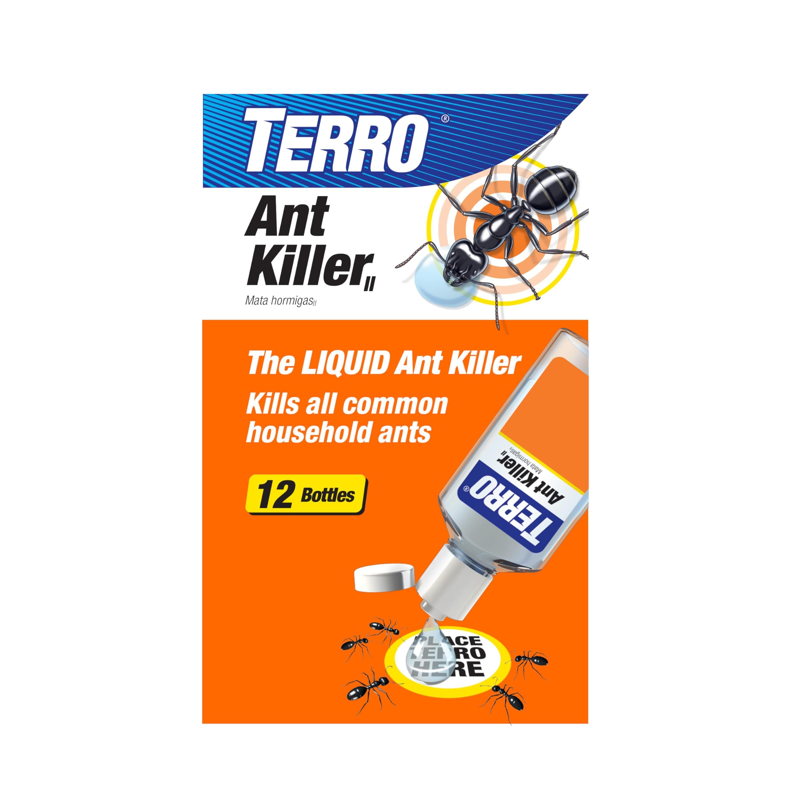 TERRO Liquid Ant Baits T200-12, Liquid Ant Killer – 12 Pack