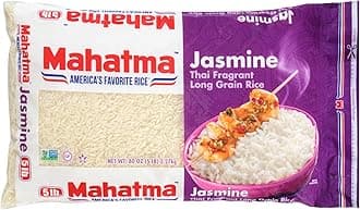 Jasmine Rice, 80-Ounce Bag of Rice, Thai, Indian, or Cambodian Fragrant Flavored Rice, Stovetop or Microwave Rice