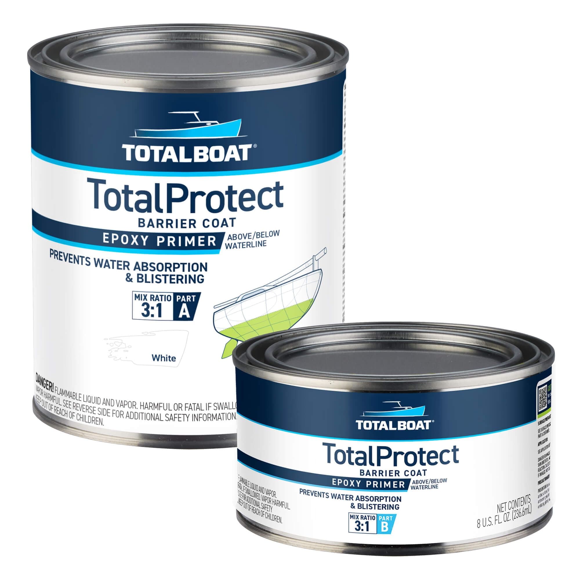 TotalBoatTotalProtect Epoxy Barrier Coat System Quart White