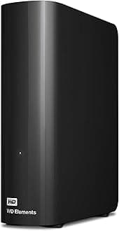 Western Digital 12TB Elements Desktop External Hard Drive, USB 3.0 external hard drive for plug-and-play storage - Western DigitalBWLG0120HBK-NESN