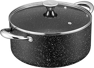 BEZIA Large 10 Quart Nonstick Stock Pot with Lid, Induction Cooking Pot Soup Pot, Non-toxic and Oven Safe, Perfect for Stews, Soups and All Stovetops, PFOA PFAS Free