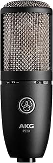 Akg P220 High-Performance Large Diaphragm True Condenser Microphone - (Pack Of1), Wired
