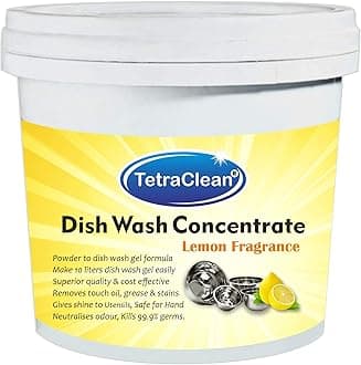 - Quality Dish Wash Concentrate Powder for Formulation of 10 L Dish Wash Gel in Lemon Fragrance | For Home & Commercial Use, (500 GM)