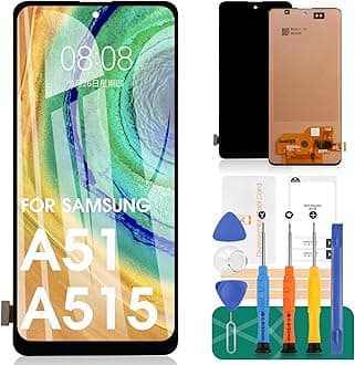 Incell for Samsung Galaxy A51 Screen Replacement for Samsung A51 Display for Galaxy A51 LCD for Galaxy A51 Digitizer for SM-A515U SM-A515F Touch Screen Assembly Repair Parts（No Fingerprint Function）