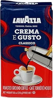 Lavazza Crema E Gusto Coffee 250 G (Pack Of 4)