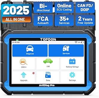 Car Diagnostic Tool ArtiDiag Pro with Online-Coding and Bi-Directional Control, Full Systems Diagnosis Obd2 Scanner with 35+Maintenance Services, 2-Year Free Update, Blue