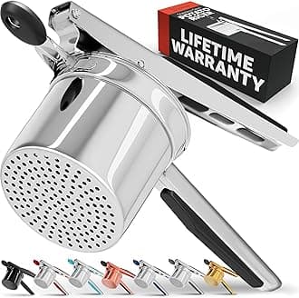 Priority Chef Potato Ricer and Masher, Makes Light and Fluffy Mashed Potato Perfection, 100% Stainless Steel