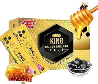 Ashraf Naturals Himalayan Shilajit Sticks with Organic Honey & Saffron – 15 Sticks (15g Each)