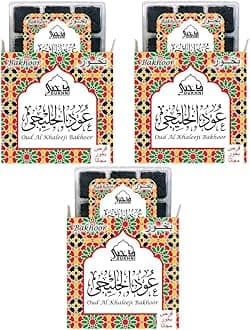 Oud Al Khaleeji Bakhoor - (3 Trays x 9 piece each) | For home use with exotic bakhoor burner, electric OR traditional charcoal burner | Perfect for Namaaz, Meditation, Chanting, Peace. Refill pack