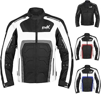 Spyder Motorcycle Jacket for Men with Weather Resistant Cordura Textile Fabric for Enduro Motocross Jacket