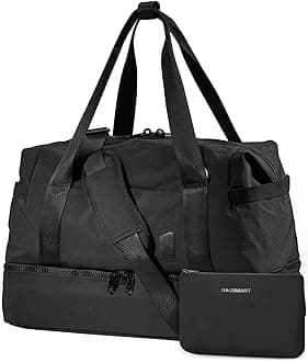 Weekender Bag, BAGSMART Travel Duffle Bag Carry On Bag Large Overnight Bag for Women
