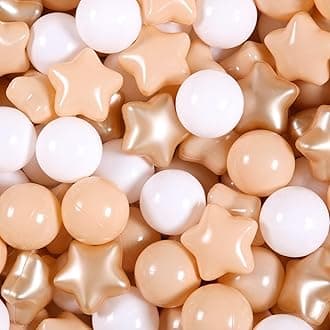 Ball Pit Balls for Toddler,Plastics Balls for Kids1 2 3 4 5 6 Baby Ballpit 50 100 200 300 400 500 1000