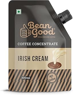 Cold Coffee Concentrate - Irish Cream Flavour- Serves 15 Cups – 200ml - 100% Pure Coffee - Just Add Cold Milk/Sugar