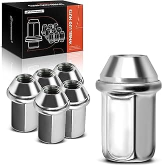 A-Premium M14-1.50 Wheel Lug Nuts Compatible with Chevrolet Silverado 1500 2500 HD 3500 Tahoe GMC Sierra Yukon Terrain Buick Front or Rear 6-PC Set