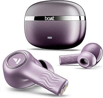Boat Nirvana Ion ANC, Active Noise Cancellation(~32dB), 120Hrs Battery, App Support, Crystal Bionic Sound, 4Mics ENx, v5.3 Bluetooth Earbuds, TWS Ear Buds Wireless Earphones with mic (Rose Quartz)