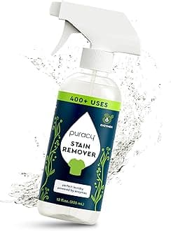 - Puracy Stain Remover, Travel and Laundry Stain Cleaner for Clothes, Baby Essentials, Kids Stains, Oil and Fabric Spot Cleaner, Unscented (Stain Remover Spray, 12 fl oz)