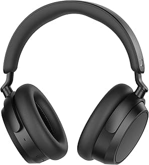 ACCENTUM Plus Wireless Bluetooth Headphones Noise Cancelling - Quick-Charge Feature, Up to 50HR Playtime, Adaptive Hybrid ANC, Bluetooth Over Ear Headphones for Traveling, School, Black
