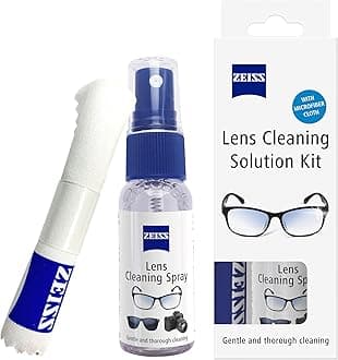 ZEISS Lens Cleaning Solution Kit 30ml with Microfiber Cloth- Pack of 1 | Perfect Lens Cleaner for Spectacles, Eyeglasses, Sunglasses, Camera Lenses and Binoculars