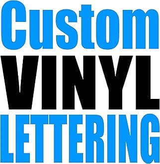 Custom Vinyl Lettering (8.25 inch high Text) for Cars, Trucks, Boats, Doors, Windows, Signs, Windshields, Letters, Numbers, Decal Stickers