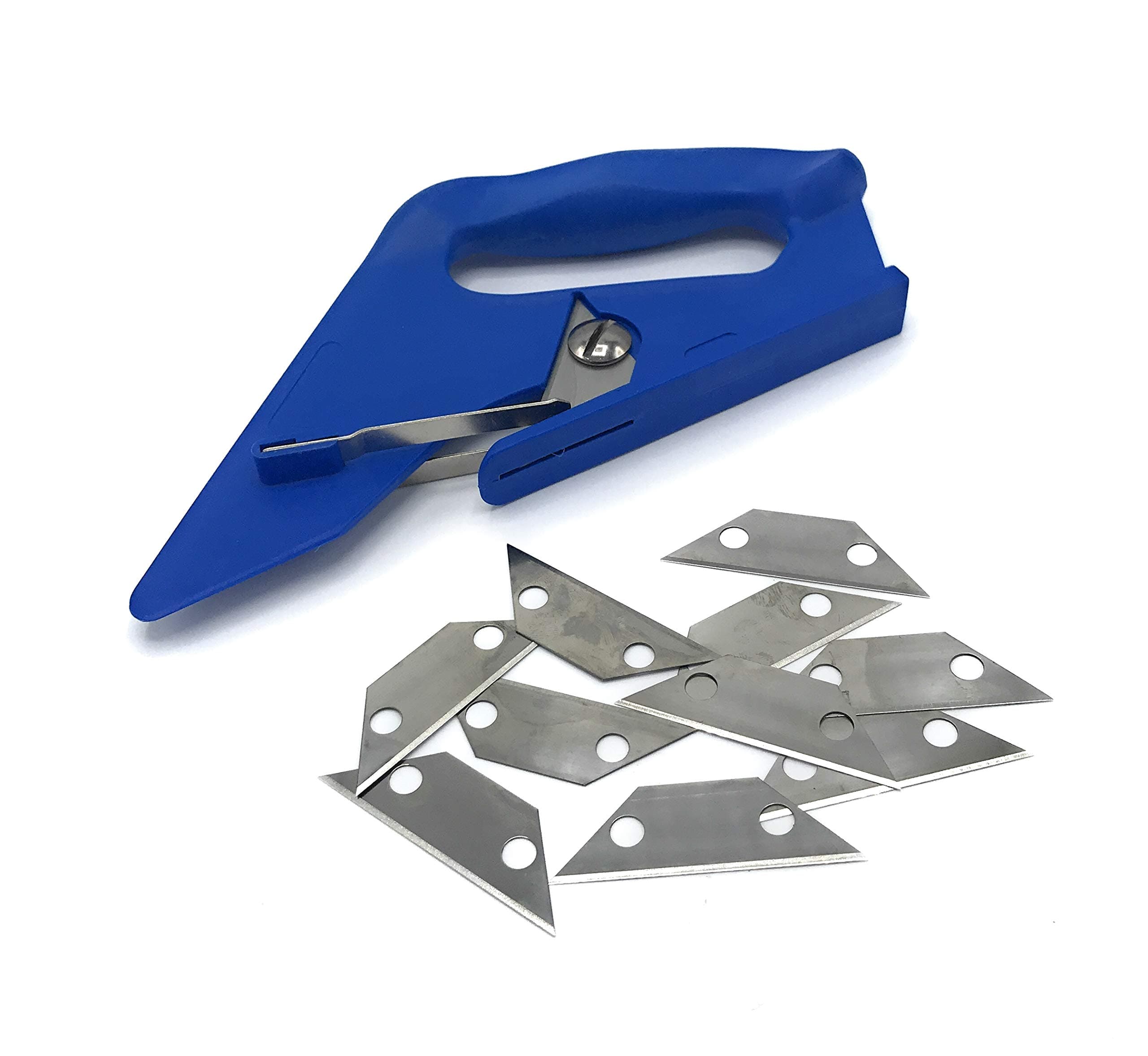 Loop Pile Blue Felt Carpet Cutter