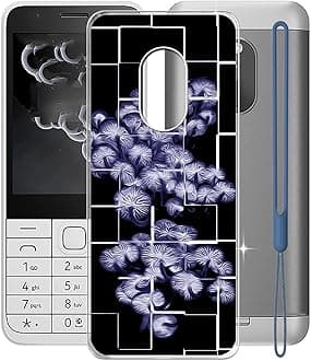 for Nokia 230 2024 Case, WXPPJ Full Body Protection Shockproof Cover Case, Transparent Soft Silicone TPU Back Cover Bumper Phone Case for Nokia 230 2024 (2.80") - XT19